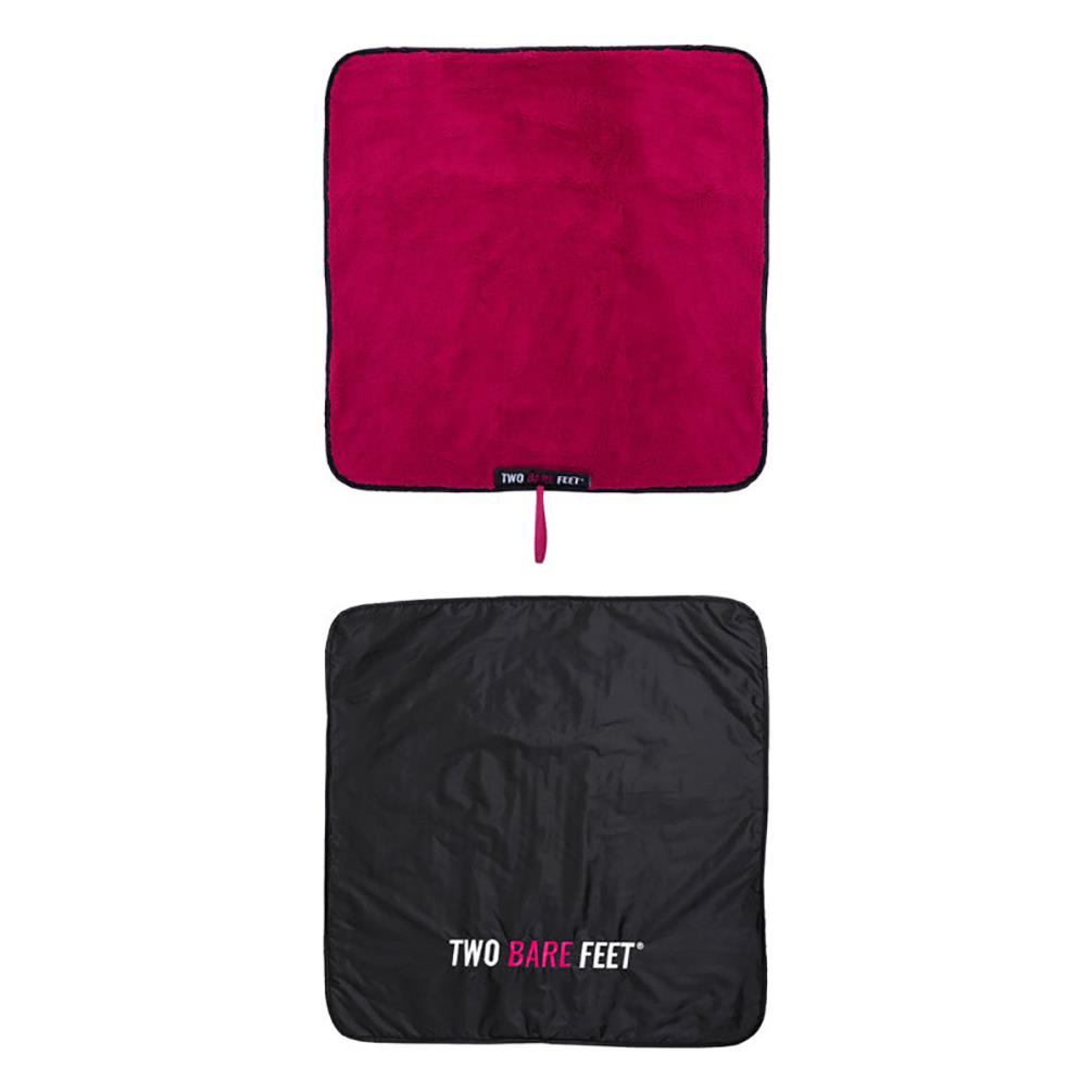 Two Bare Feet Kids Weatherproof Changing Robe & Changing Mat - Navy / Raspberry Extra Image 3